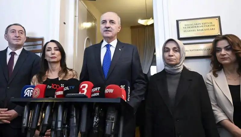Numan Kurtulmuş, Siyasi Partilerle Strateji Geliştirmek İçin Bir Araya Geldi