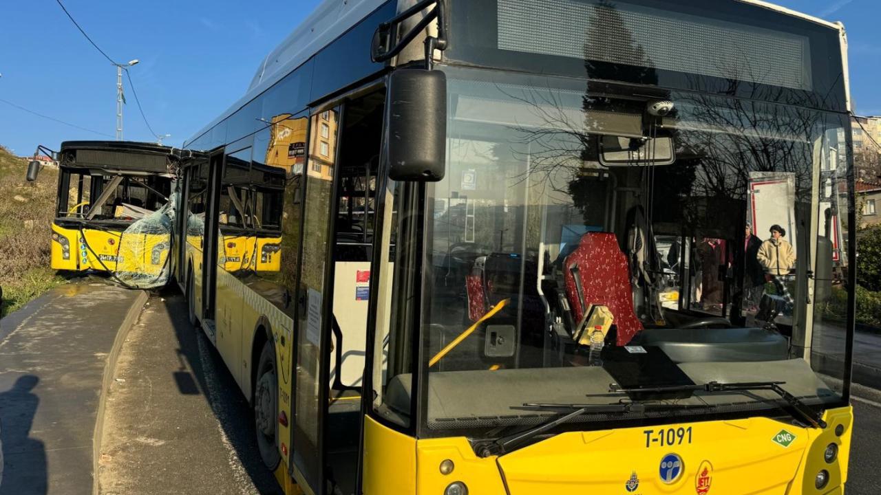 İstanbul'da İki Ayrı Noktada 5 İETT Otobüsü Kaza Yaptı