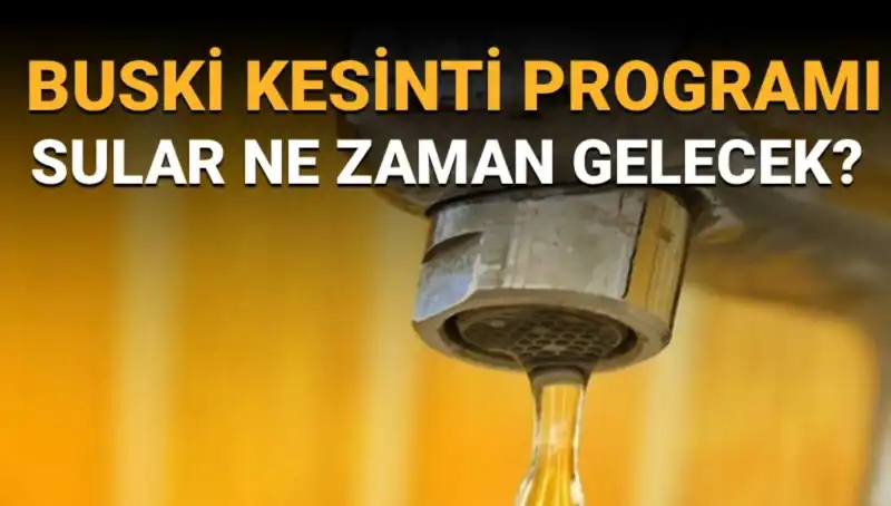 Bursa Nilüfer'deki Su Kesintileri Ne Zaman Bitecek? BUSKİ Açıklama Yapıyor