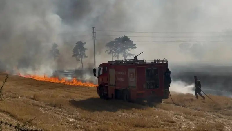 Kırklareli'nde Anız Yangını: Saha Yangınındaki Korkutucu Gelişmeler Neler?