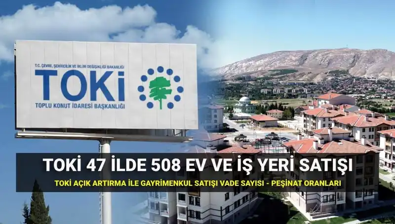 TOKİ 508 Ev ve İş Yeri Satışı: 47 İl İçin Tarih ve Detaylar Açıklandı