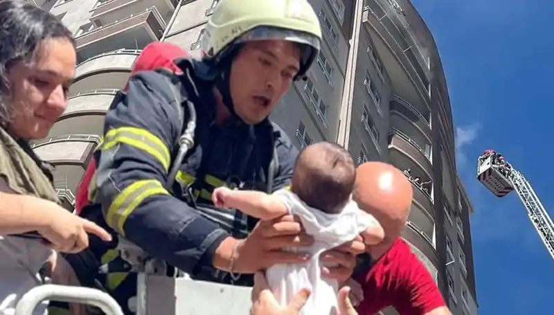 Kayseri'de 14 Katlı Binada Görülen Yangın Korkuttu: Olayın Ayrıntıları