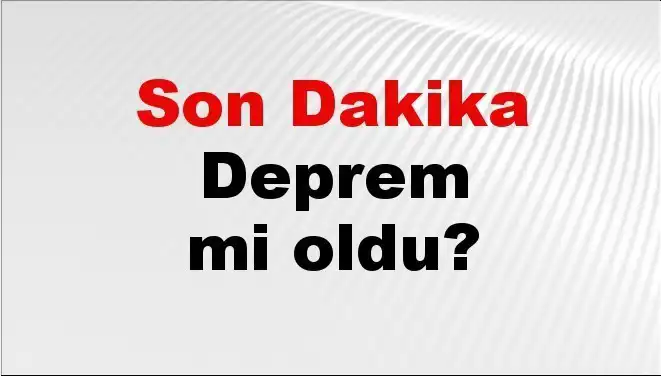 Kütahya'da Şiddetli Bir Deprem Mi Oldu? Son Gelişmeleri Öğrenin!