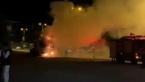 Zonguldak'ta Seyir Halindeki TIR Yangını Paniğe Neden Oldu